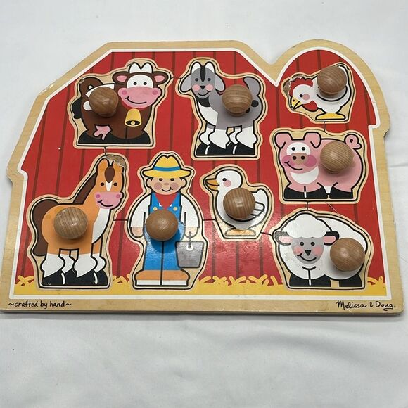 Two Farm Animal Melissa & Doug Puzzles - Picture 8 of 11